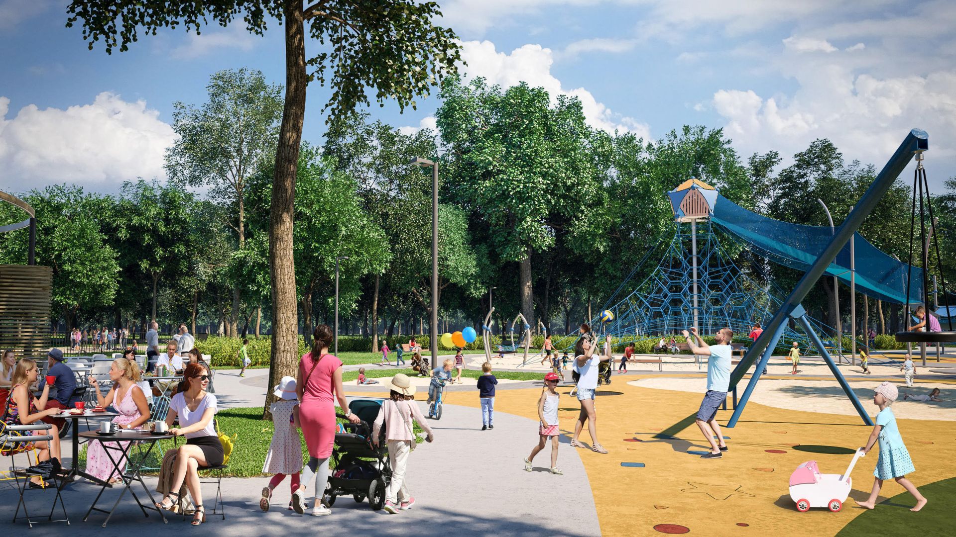 Érkeznek a mászókák az ország legnagyobb játszóterére