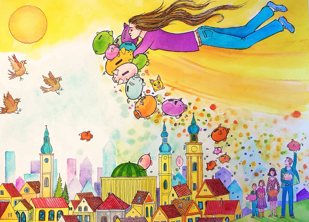 A takarékoskodó szuperhős megihlette a fiatal alkotókat