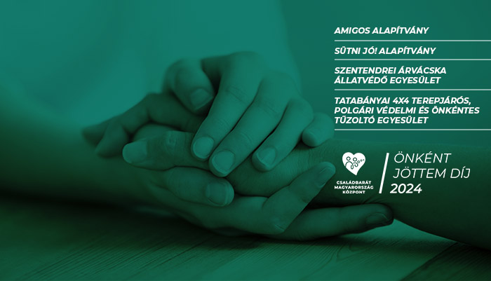 MÁR LEHET SZAVAZNI AZ IDEI ÖNKÉNT JÖTTEM DÍJ JELÖLTJEIRE!