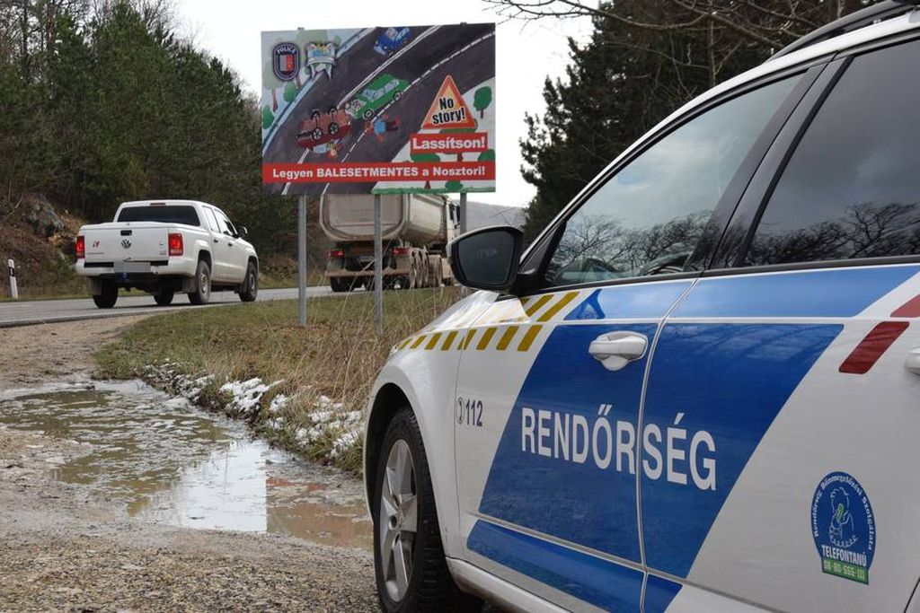 Egy diák rajza figyelmeztet a biztonságos vezetésre