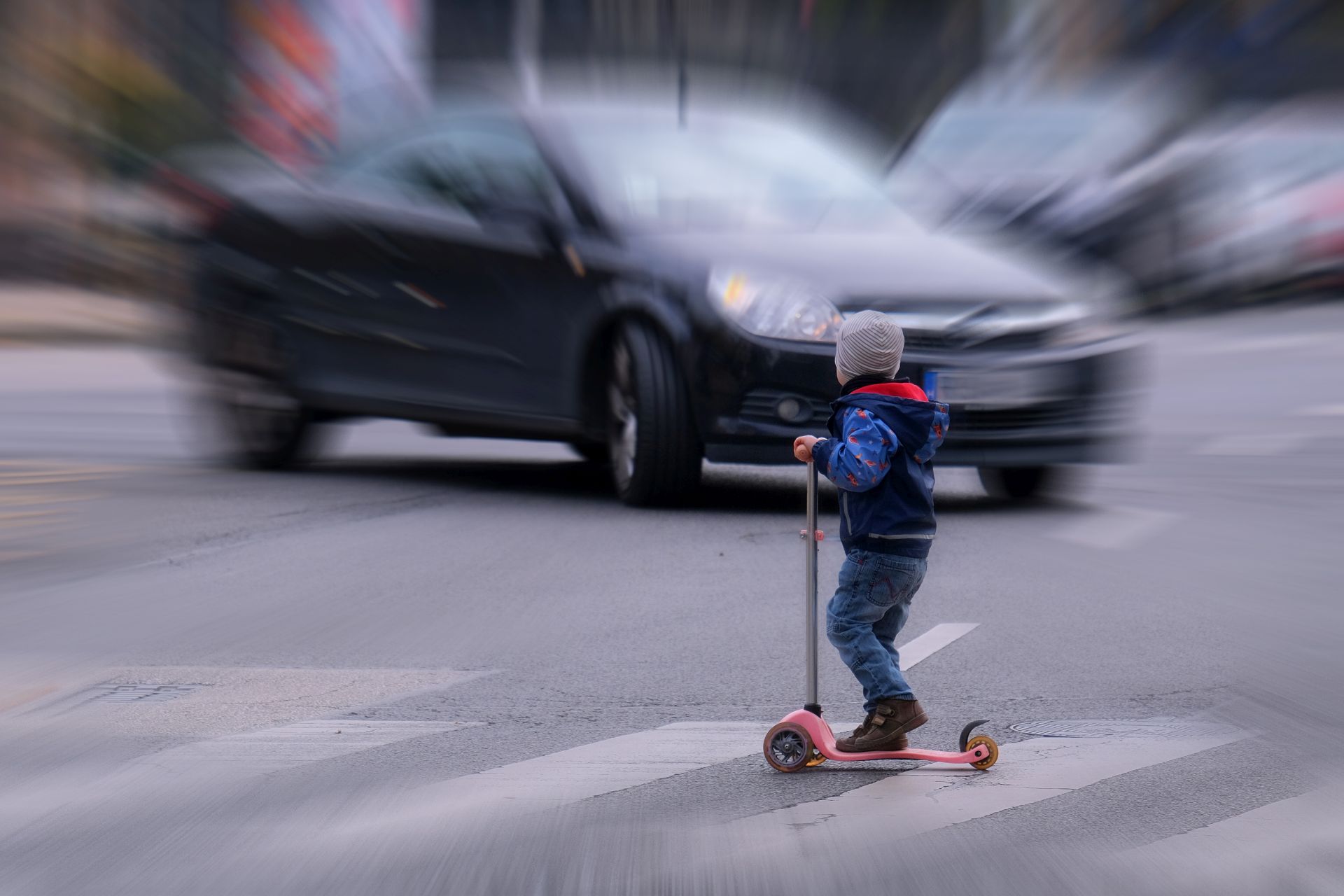 Kis kerékkel is lehet nagyot bukni! 