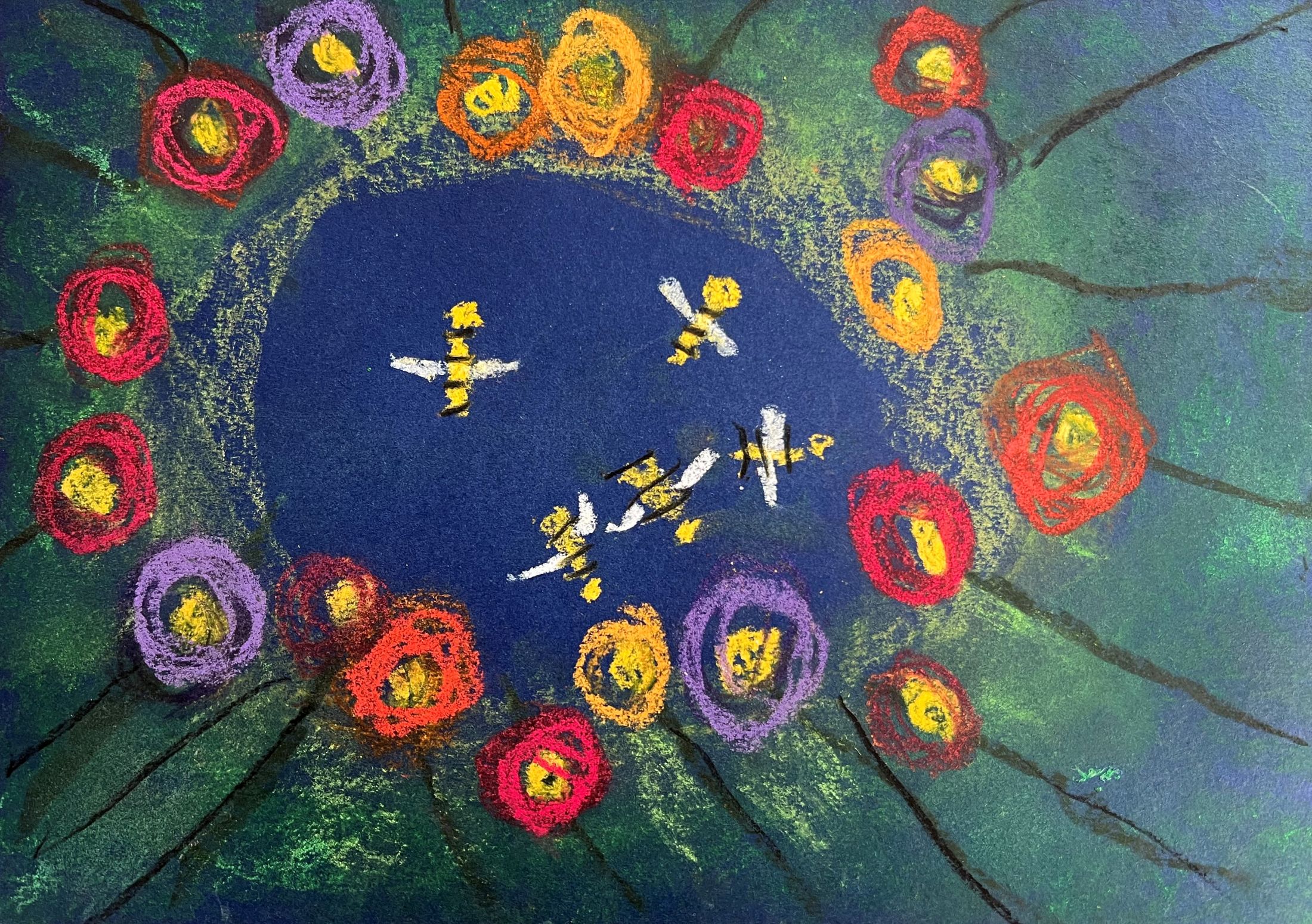 Sok óvodás tesz a maga eszközeivel a méhek védelméért